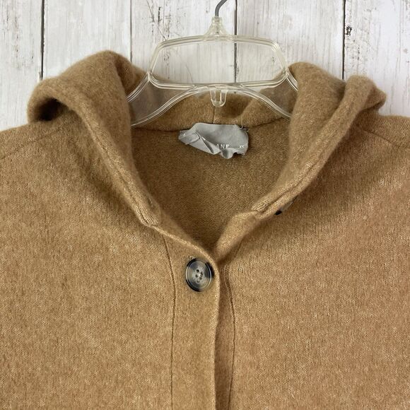 Everlane The Cozy Stretch Duster Cardigan Caramel Camel Tan Size XS - Picture 3 of 11